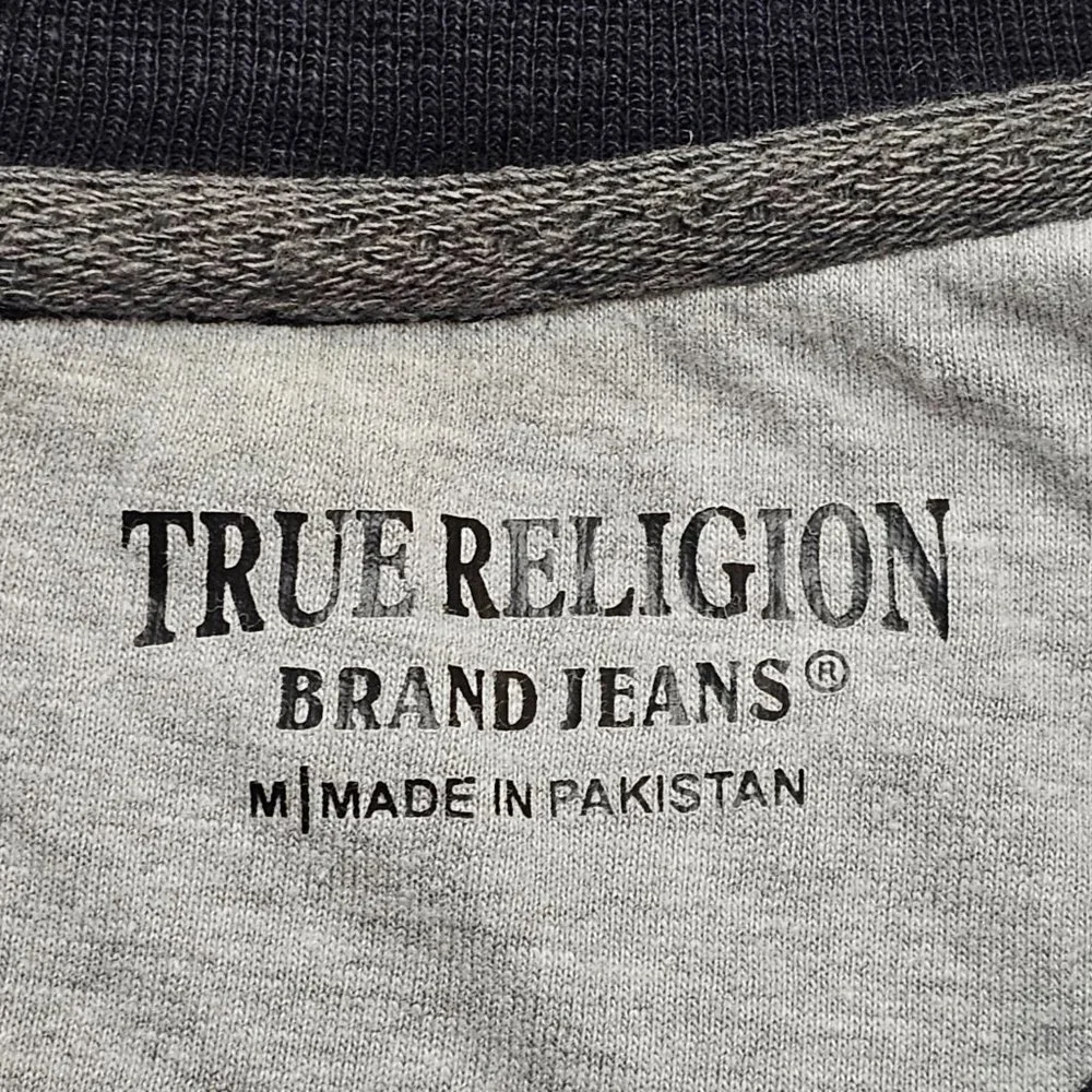 True Religion Waffle Knit Henley M